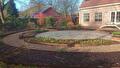 Aanleg rond terras in veendam